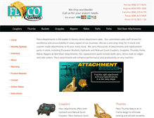 Tablet Screenshot of flecoattachments.com